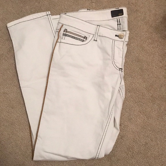 Fendi Denim - White FENDI Jeans